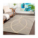 Philadelphia 132 X 96 inch Medium Gray Rug, Rectangle