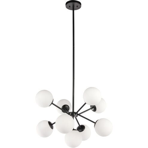 Burnside 9 Light 26 inch Black Pendant Ceiling Light