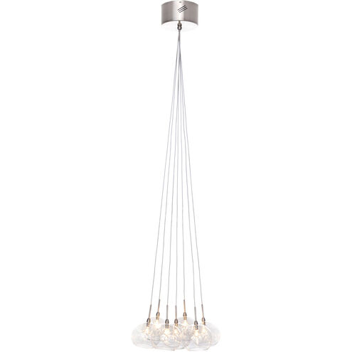 Bushkill 7 Light 12 inch Satin Nickel Multi-Light Pendant Ceiling Light