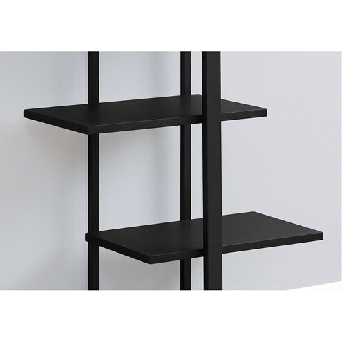 Shaler Black Bookcase