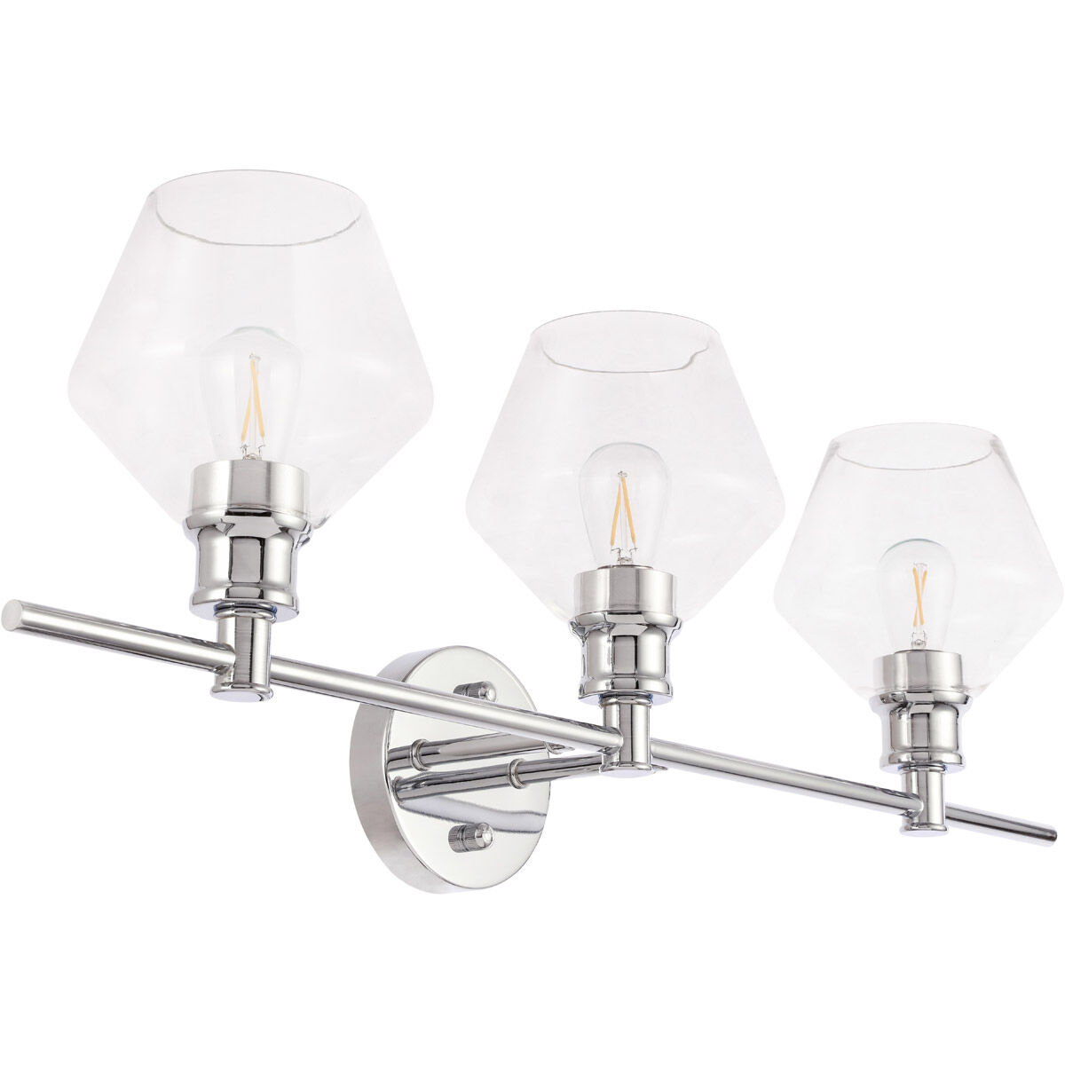 Rochester 3 Light 28 inch Chrome Wall sconce Wall Light