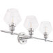 Rochester 3 Light 28 inch Chrome Wall sconce Wall Light