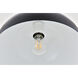 Scotland 1 Light 16 inch Black Pendant Ceiling Light