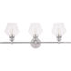 Rochester 3 Light 28 inch Chrome Wall sconce Wall Light