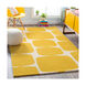 Ross 96 X 60 inch Mustard Rug, Rectangle