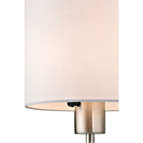 Hilltown 15 inch 75 watt Brushed Nickel Swingarm Sconce Wall Light