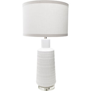 Franklinville 35 inch 100 watt White Table Lamp Portable Light