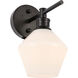 Rochester 1 Light 6 inch Black Wall sconce Wall Light