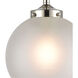 Altoona 1 Light 8 inch Polished Nickel Mini Pendant Ceiling Light