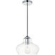 Gwynedd 1 Light 9 inch Chrome Pendant Ceiling Light