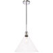 Meadville 1 Light 13.75 inch Chrome Pendant Ceiling Light