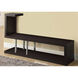 Vestal 60 inch Cappuccino and Silver TV Stand