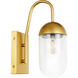 Malta 1 Light 4.8 inch Brass Wall sconce Wall Light