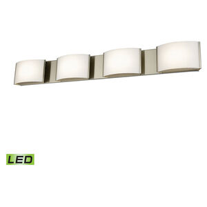 Manlius LED 34.5 inch Satin Nickel Vanity Light Wall Light