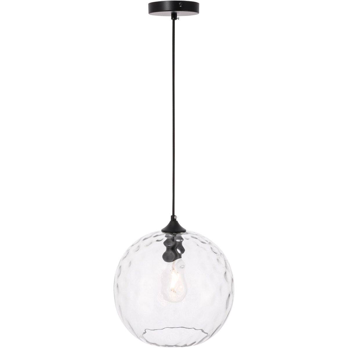 Pittsfield 1 Light 12 inch Black Pendant Ceiling Light
