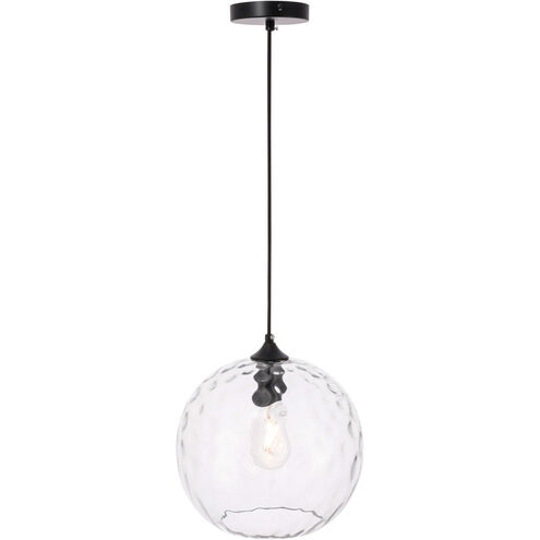 Pittsfield 1 Light 12 inch Black Pendant Ceiling Light