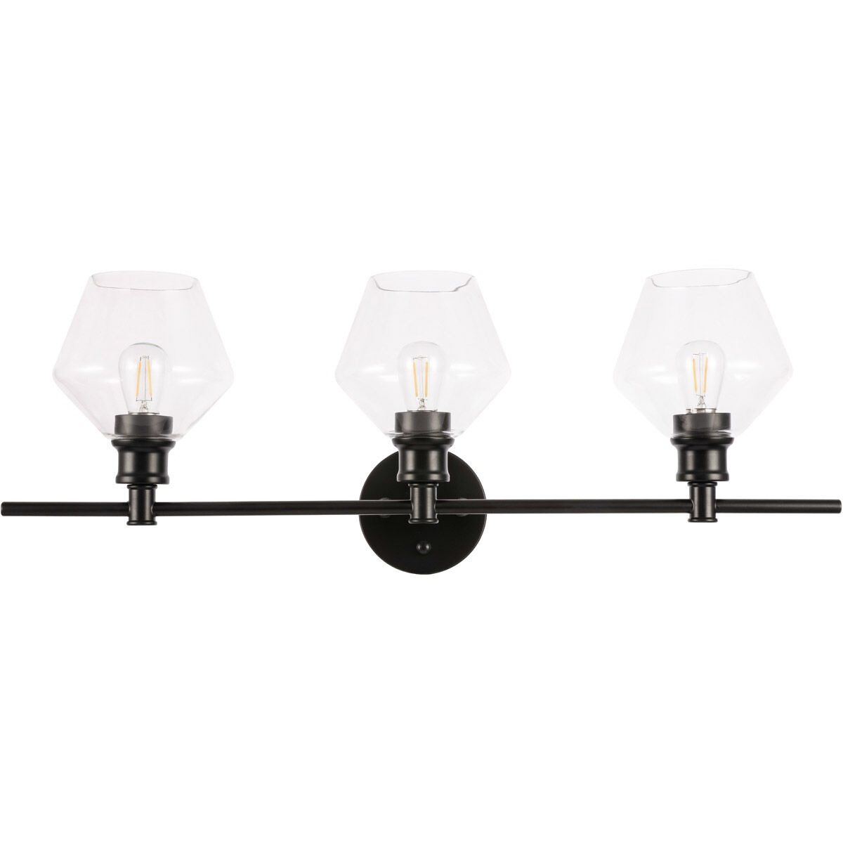 Rochester 3 Light 28 inch Black Wall sconce Wall Light