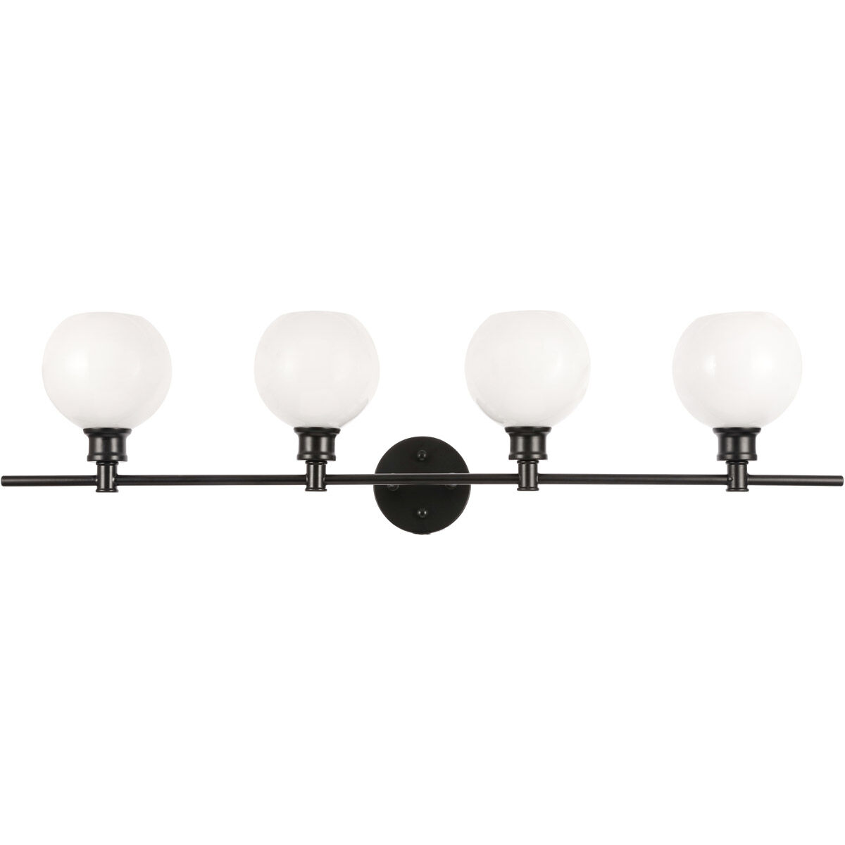 Syracuse 4 Light 38 inch Black Wall sconce Wall Light