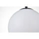 Huntington 1 Light 8 inch Black Pendant Ceiling Light