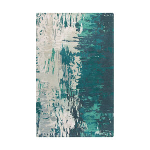 Utica 63 X 39 inch Blue Rug, Rectangle