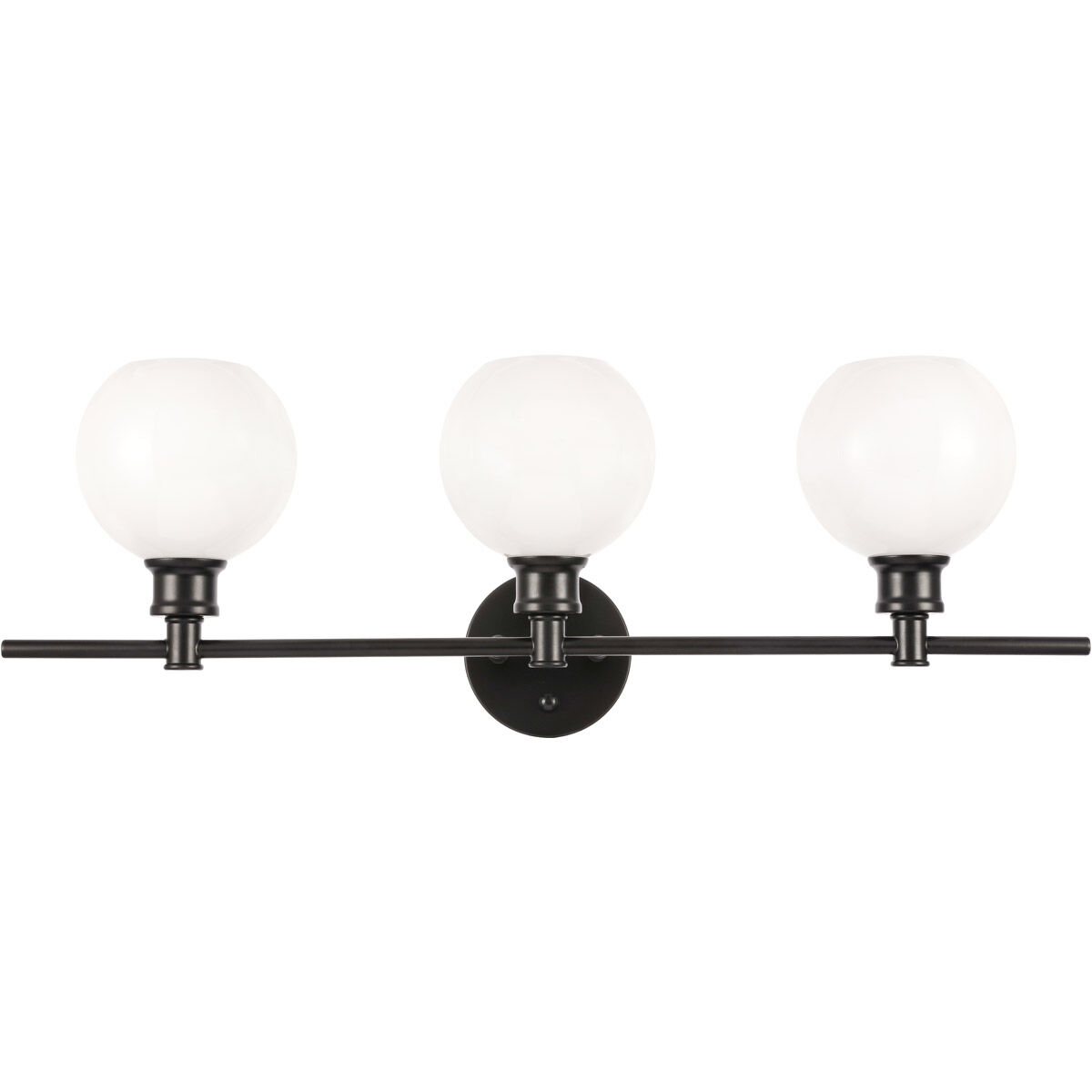 Syracuse 3 Light 28 inch Black Wall sconce Wall Light