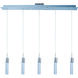 Berwick LED 39 inch Polished Chrome Linear Pendant Ceiling Light
