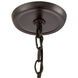 Tarrytown 1 Light 8 inch Oil Rubbed Bronze with Rope Mini Pendant Ceiling Light