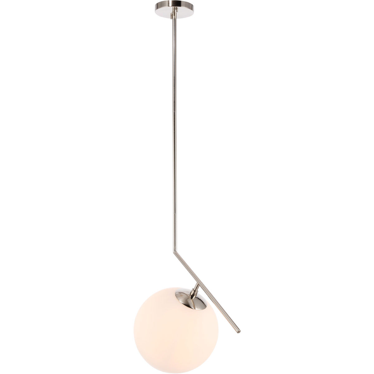 Monroe 1 Light 10 inch Chrome Pendant Ceiling Light