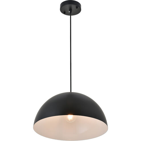 Scotland 1 Light 14 inch Black Pendant Ceiling Light