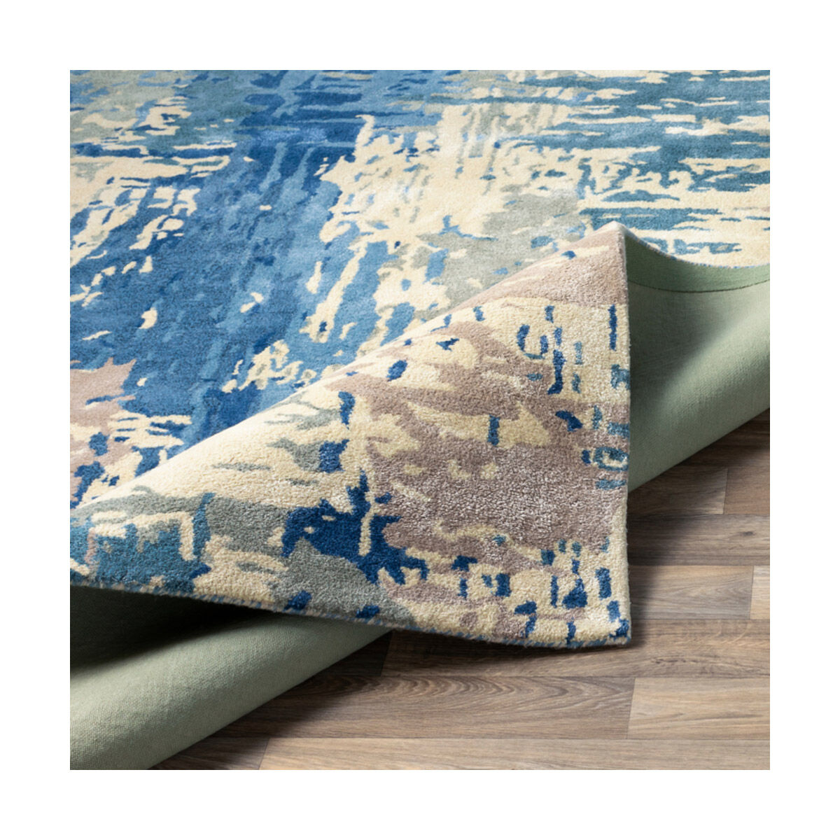 Utica 156 X 108 inch Dark Blue Rug, Rectangle