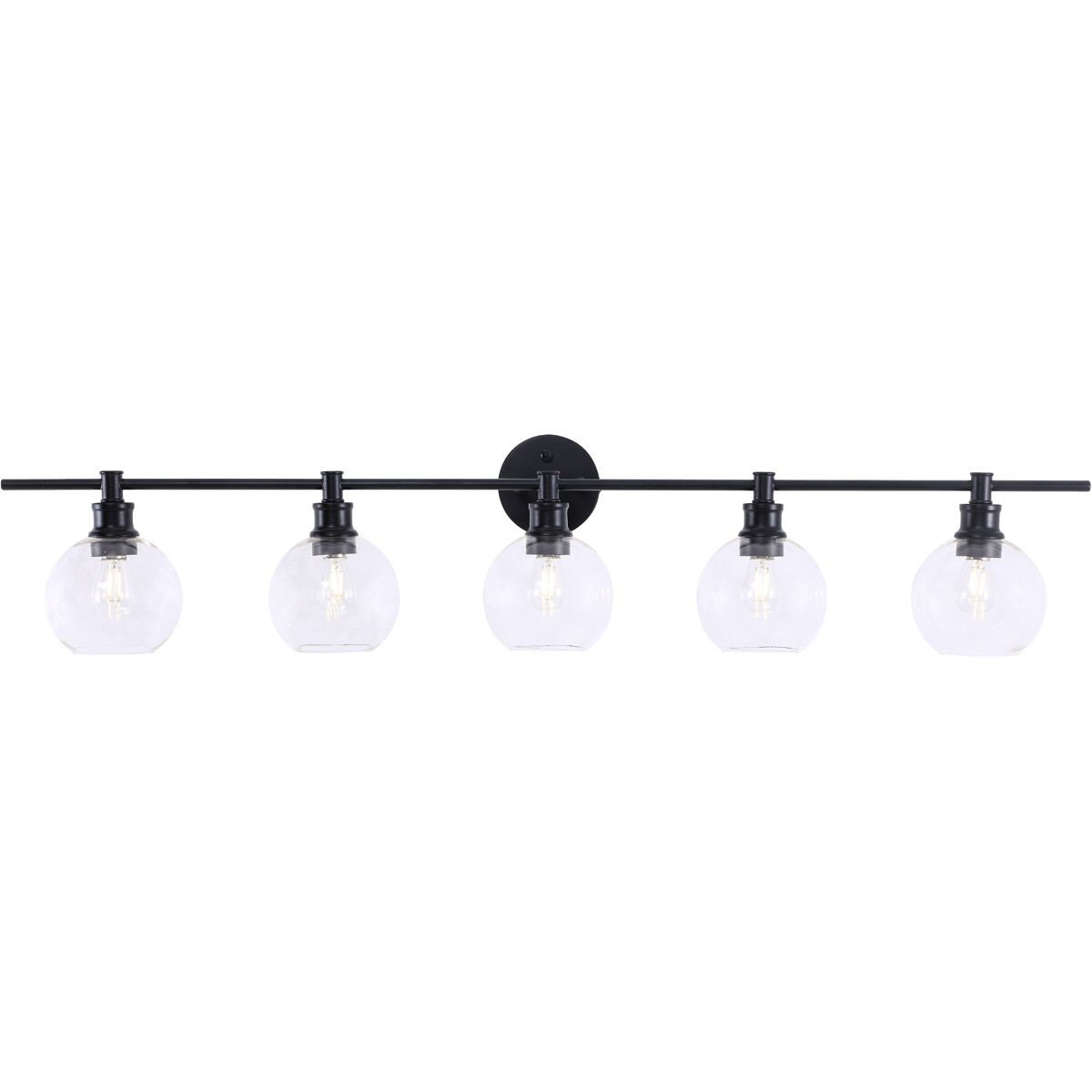 Syracuse 5 Light 47 inch Black Wall sconce Wall Light