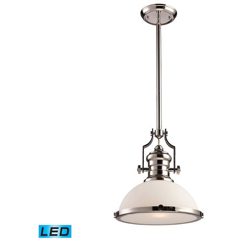 Pittsburgh LED 13 inch Polished Nickel Pendant Ceiling Light