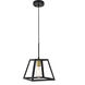 Coatesville 1 Light 9 inch Brass and Black Pendant Ceiling Light