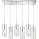 Nazareth 6 Light 32 inch Polished Chrome Multi Pendant Ceiling Light, Configurable