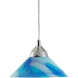 Webster LED 7 inch Polished Chrome Multi Pendant Ceiling Light, Configurable