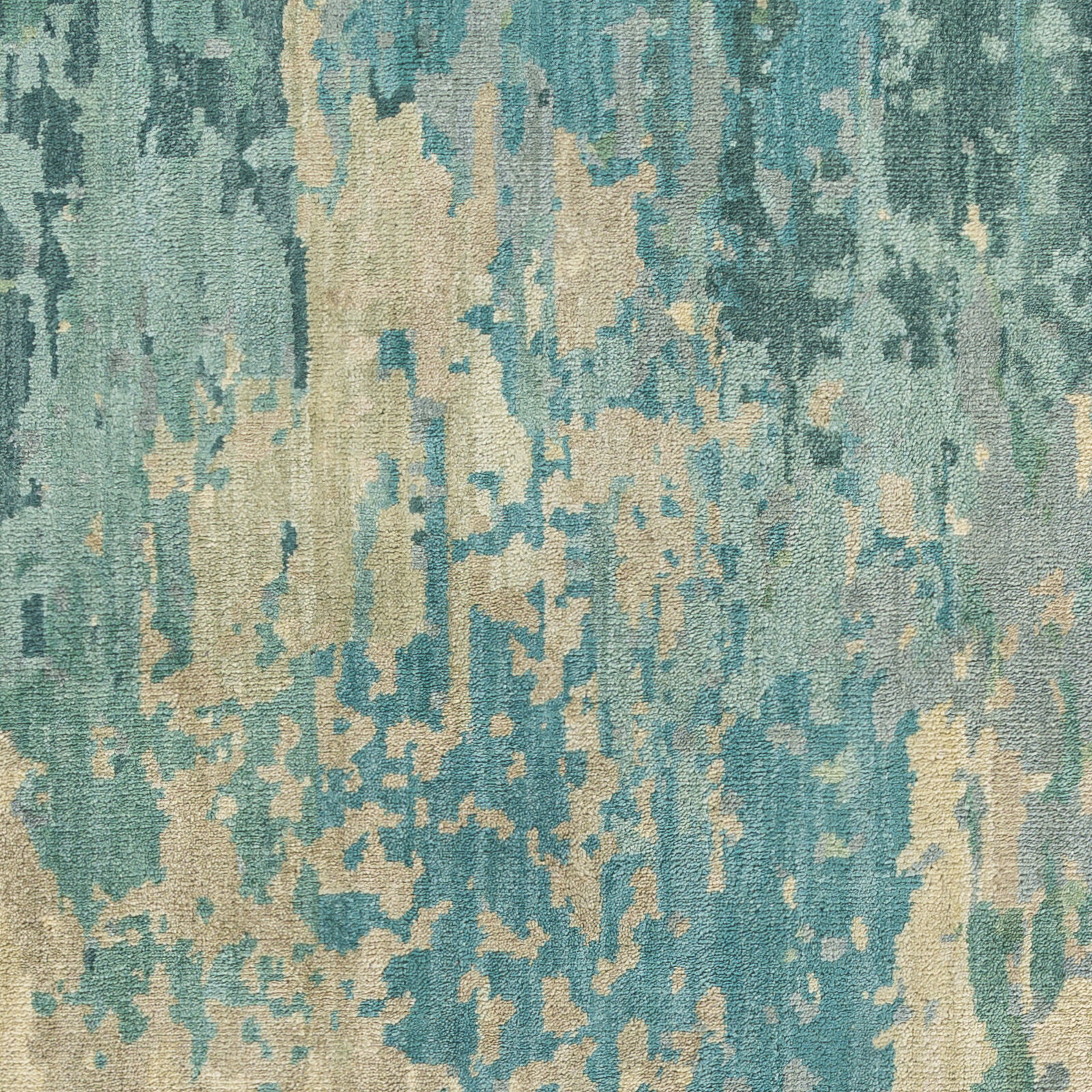 Windsor 96 X 60 inch Teal Rug, Rectangle