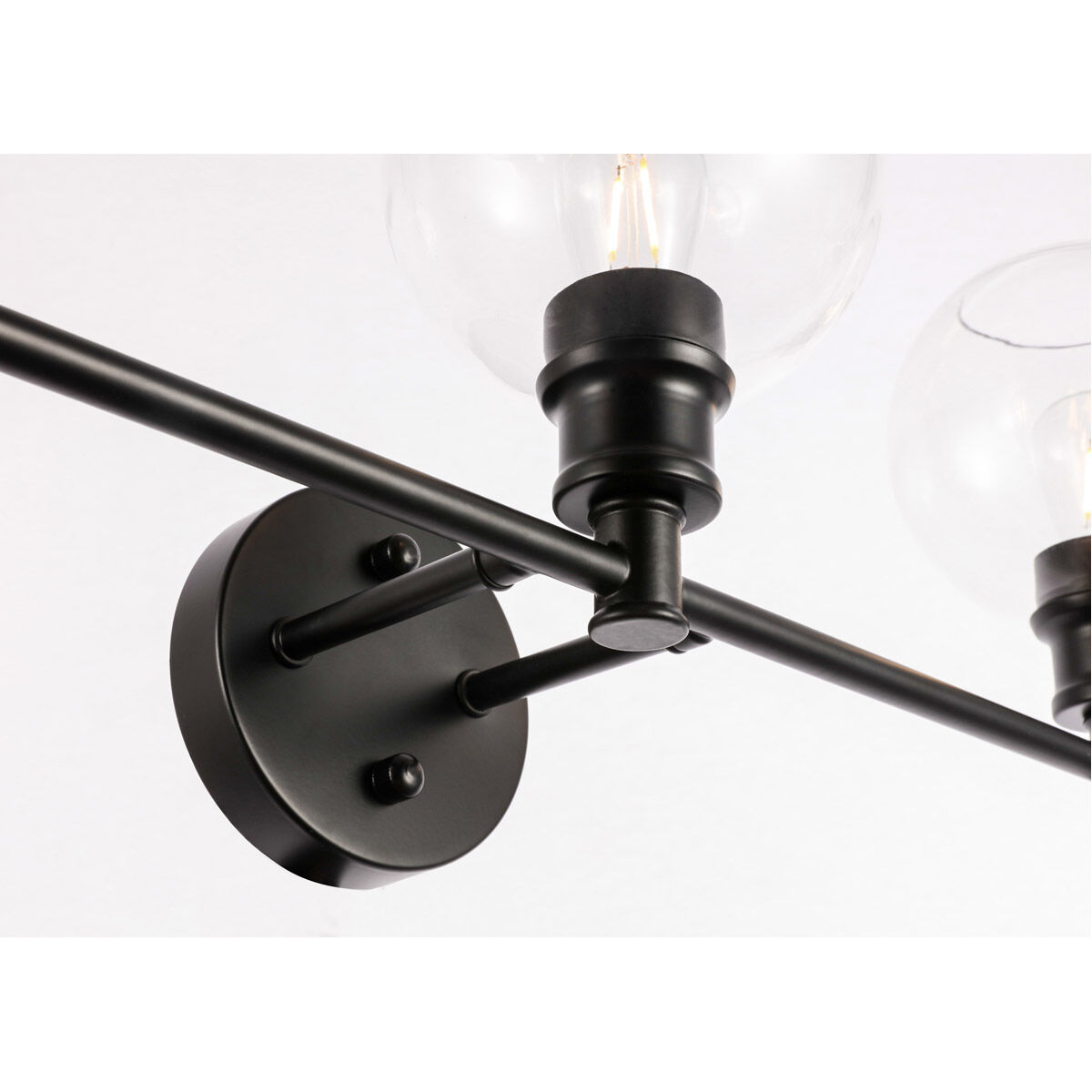 Syracuse 5 Light 47 inch Black Wall sconce Wall Light