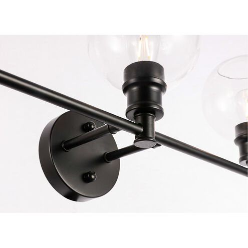 Syracuse 5 Light 47 inch Black Wall sconce Wall Light