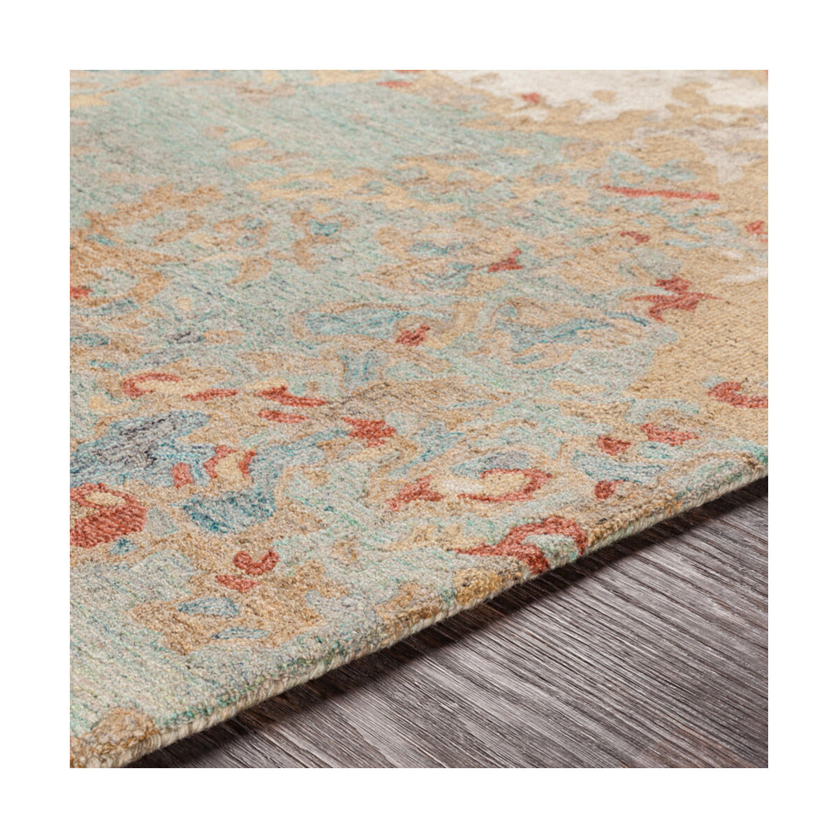 Fairview 90 X 60 inch Brick Red Rug, Rectangle