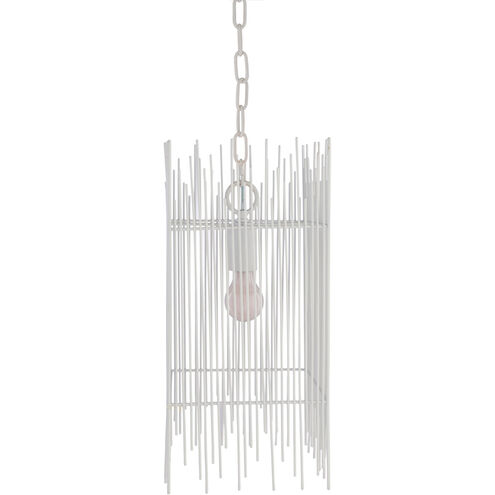 Gaines 1 Light 9 inch White Pendant Ceiling Light