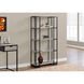 Munhall Dark Taupe and Black Bookcase