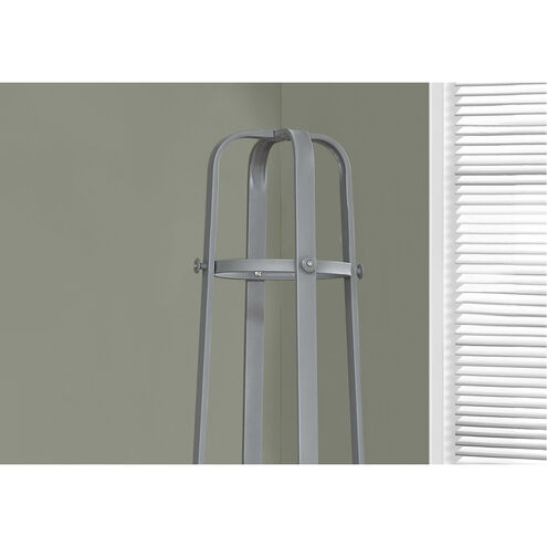 Auburn 72 inch Silver Coat Rack
