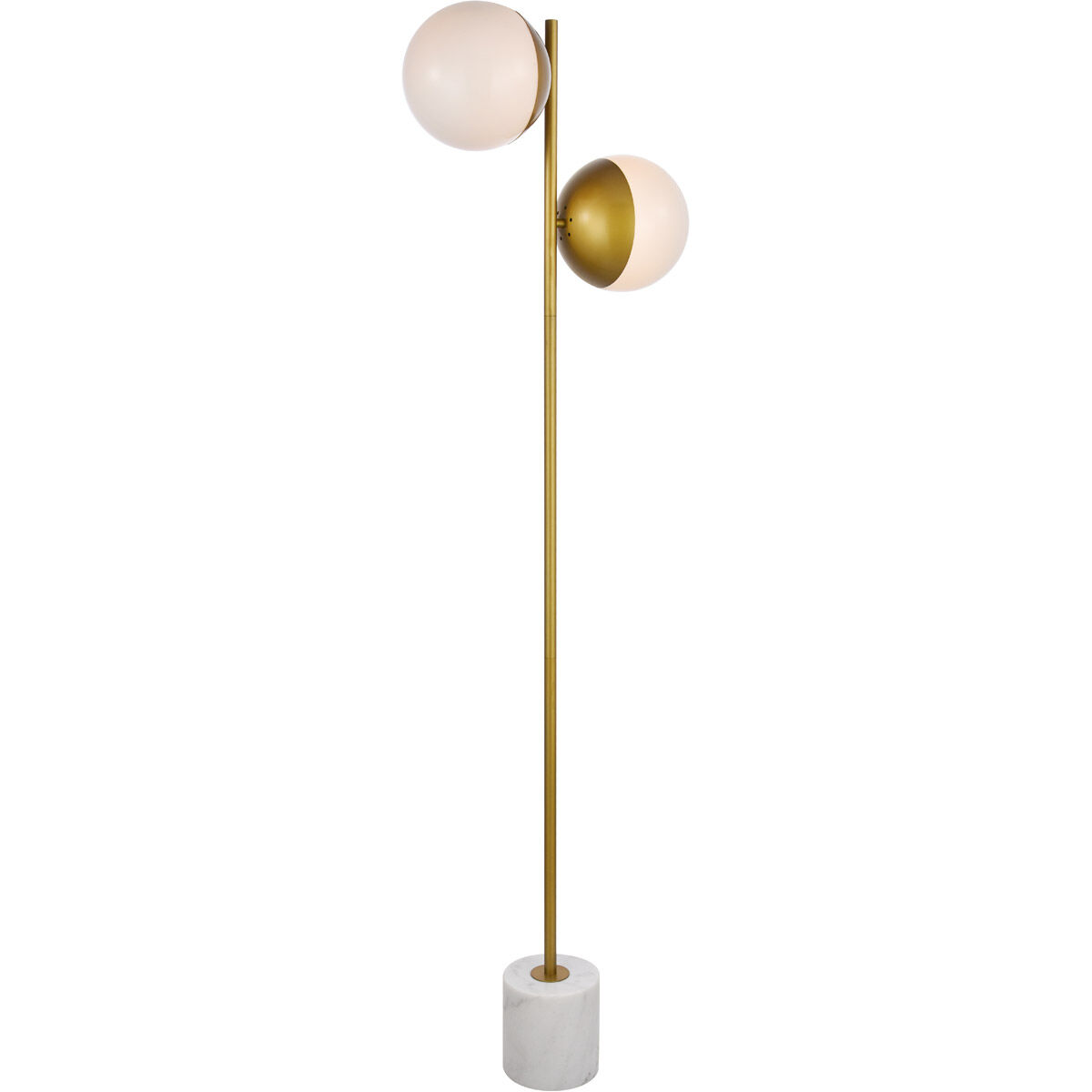 Oyster Bay 63 inch 40 watt Brass Floor Lamp Portable Light