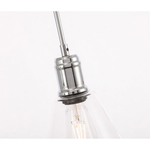 Meadville 3 Light 10 inch Chrome Pendant Ceiling Light