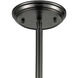 Pittsburgh 3 Light 13 inch Black Nickel Pendant Ceiling Light