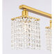 Adams 4 Light 36 inch Brass Wall sconce Wall Light