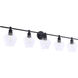 Rochester 5 Light 47 inch Black Wall sconce Wall Light