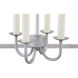 Oyster Bay 4 Light 16 inch Vintage Silver Pendant Ceiling Light
