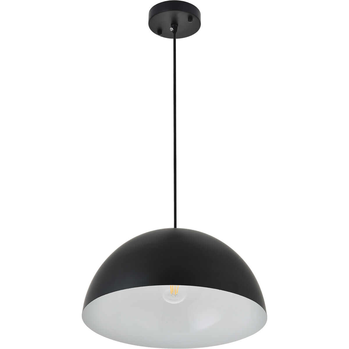 Scotland 1 Light 14 inch Black Pendant Ceiling Light