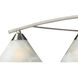 Middletown 4 Light 36 inch Satin Nickel Vanity Light Wall Light